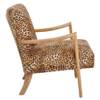 Beaumonde Home Cefena Leopard Print Chair