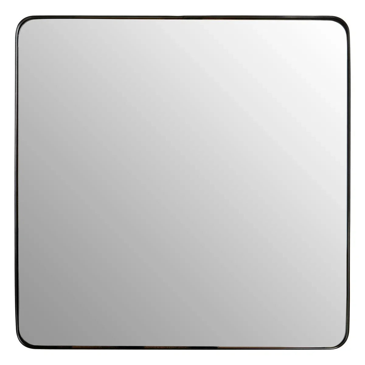 Beaumonde Home Candi Matt Black Squared Wall Mirror