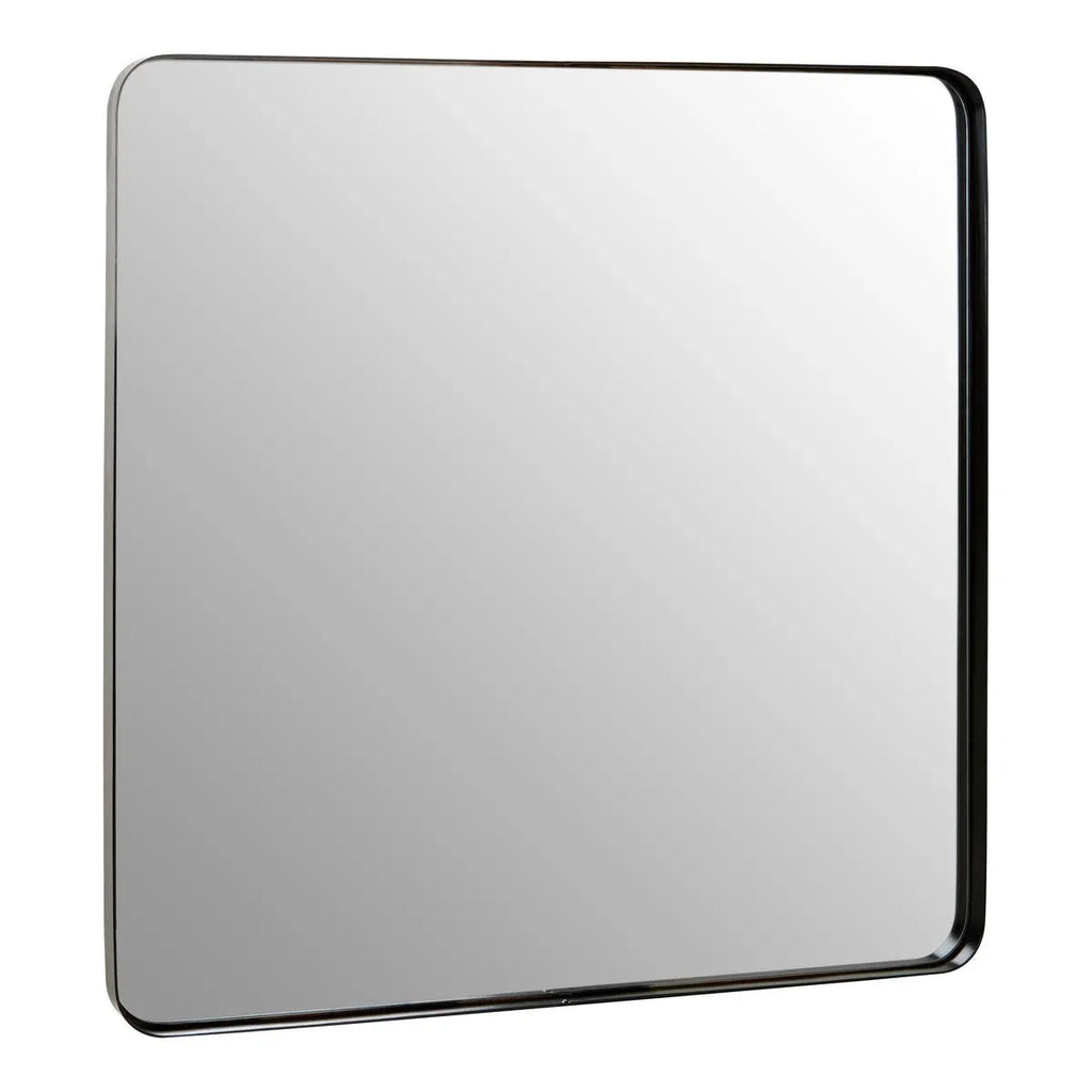 Beaumonde Home Candi Matt Black Squared Wall Mirror