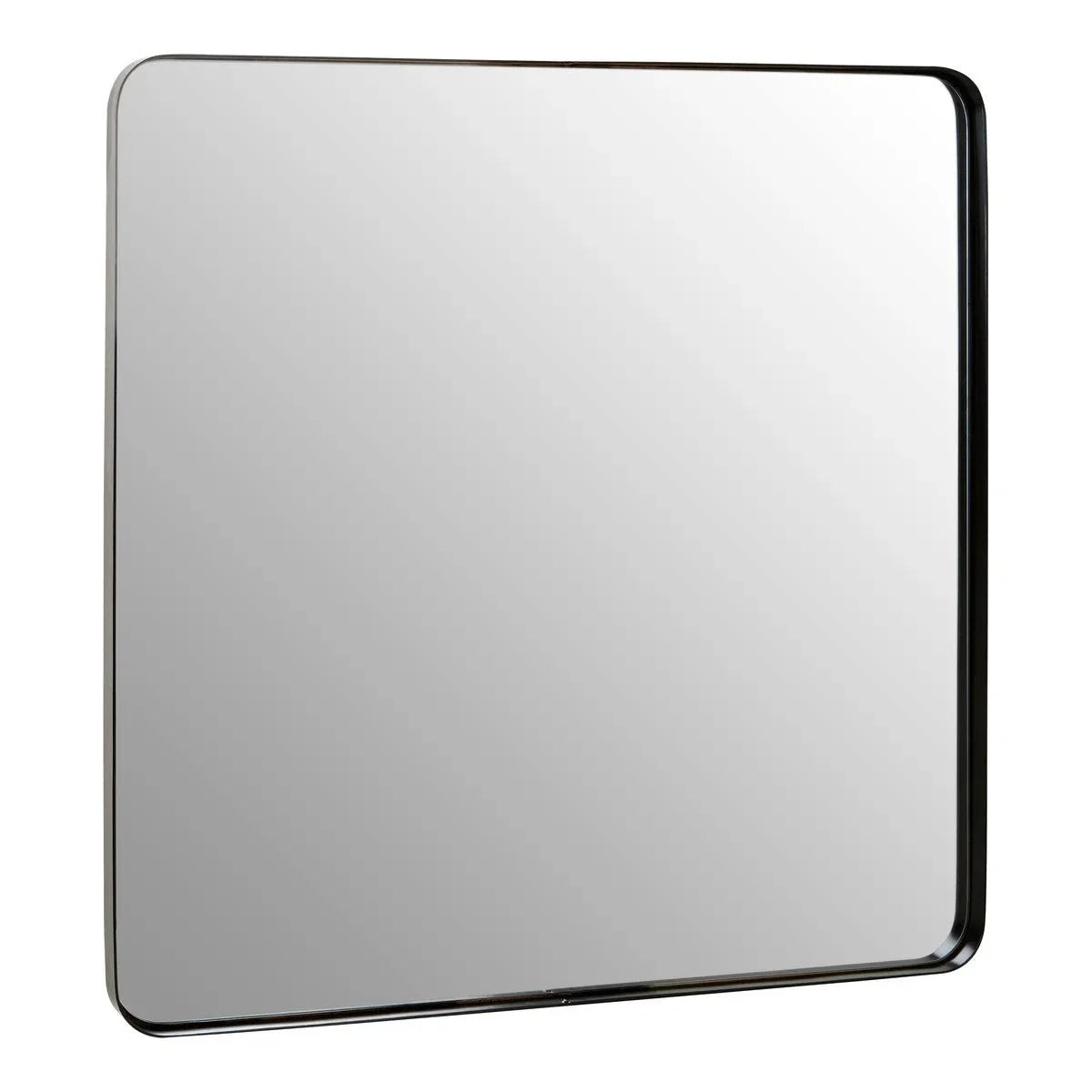 Beaumonde Home Candi Matt Black Squared Wall Mirror