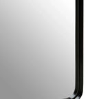 Beaumonde Home Candi Matt Black Squared Wall Mirror