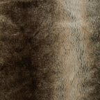 Beaumonde Home Bosie Lamina Mocha Ombre Fur Throw