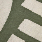 Beaumonde Home Bosie Ozella Natural And Green Throw