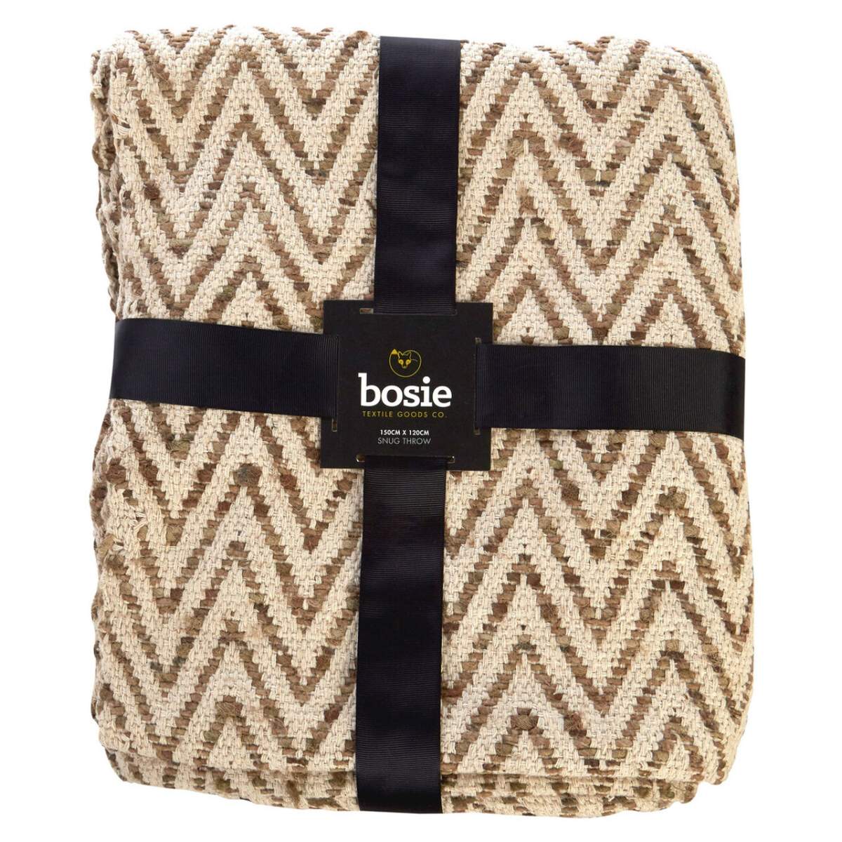 Beaumonde Home Bosie Chevron Woven Throw