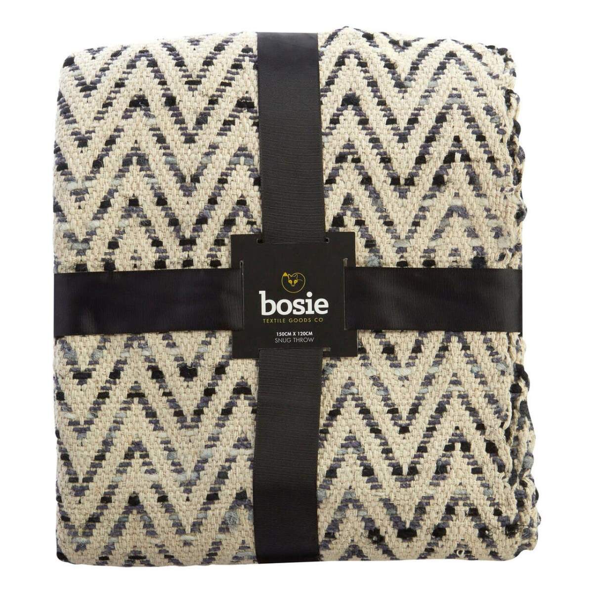 Beaumonde Home Bosie Chevron Woven Throw