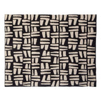 Beaumonde Home Bosie Ozella Natural And Black Throw