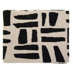 Beaumonde Home Bosie Ozella Natural And Black Throw