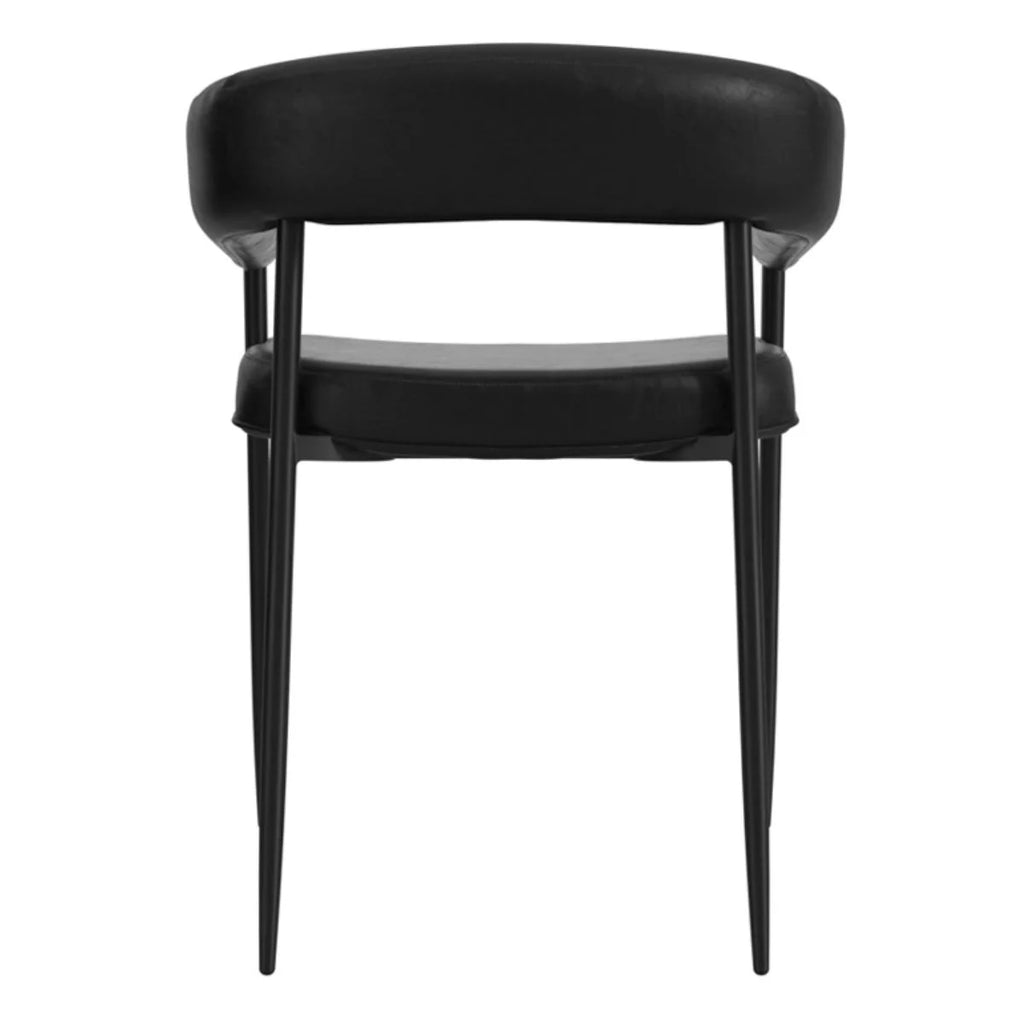 HO+ME Queens Black Dining Chair (2PK)