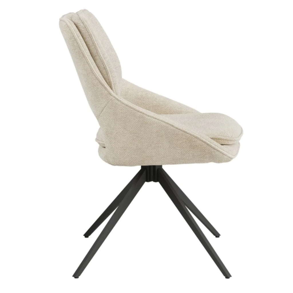 HO+ME Edisto Off-White Dining Chair (2PK)