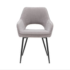 Gallery Direct Ivorra Dining Chair Grey (2PK)