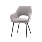 Gallery Direct Ivorra Dining Chair Grey (2PK)