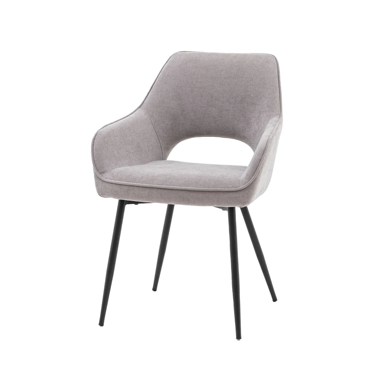 Gallery Direct Ivorra Dining Chair Grey (2PK)