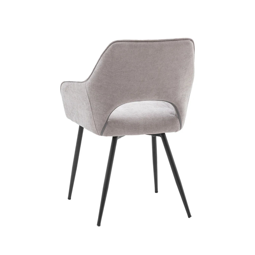Gallery Direct Ivorra Dining Chair Grey (2PK)