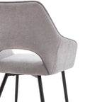Gallery Direct Ivorra Dining Chair Grey (2PK)