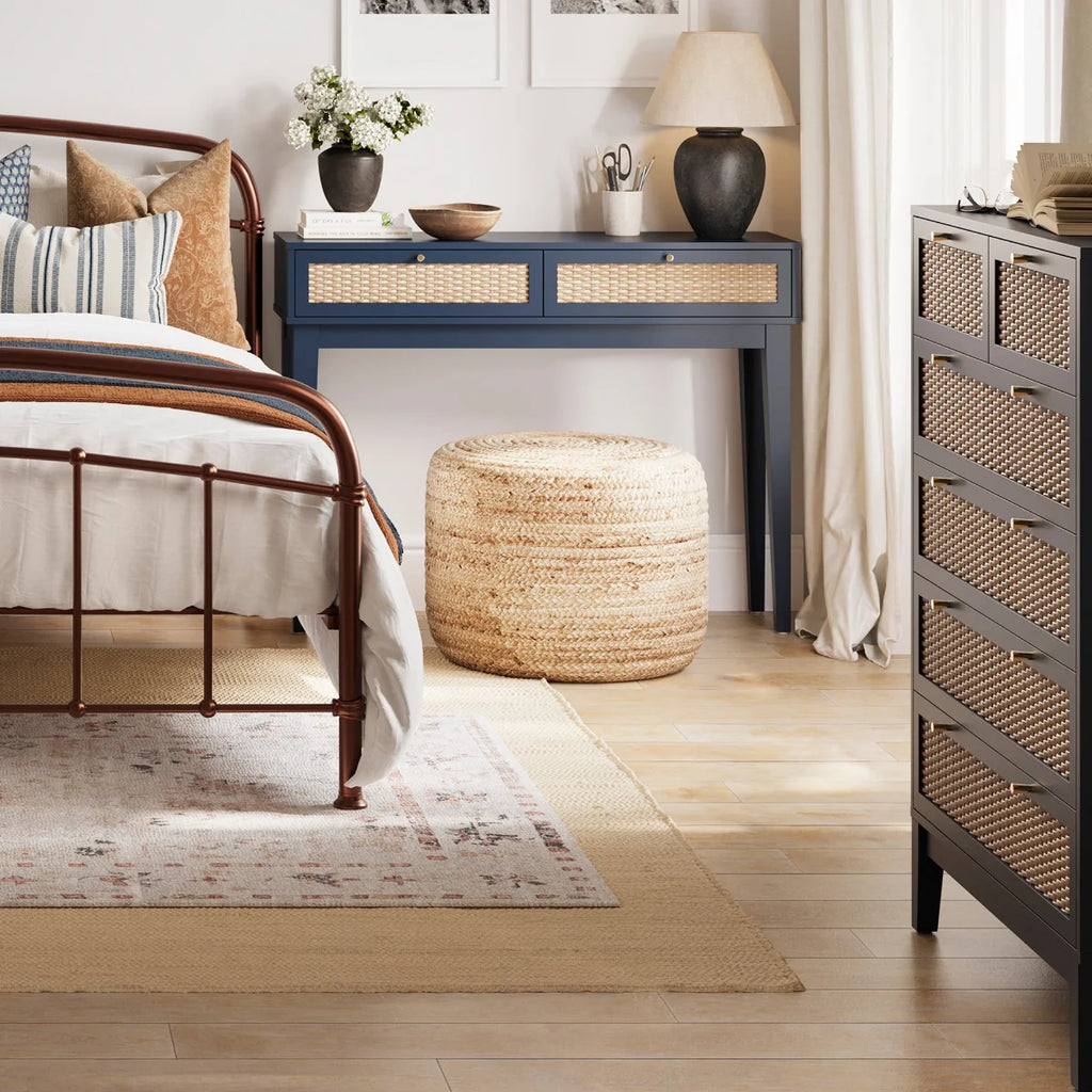 HO+ME Bordeaux Dressing Table In Blue