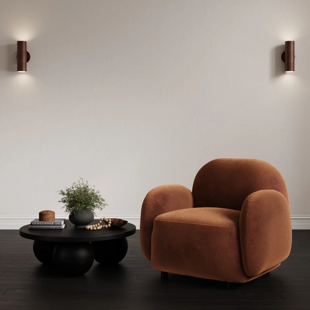 Oti Hagu Armchair In Rust