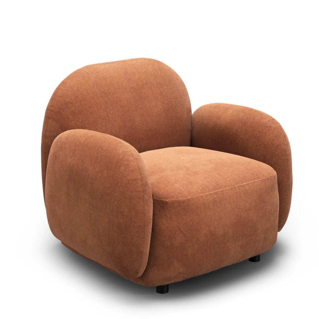 Oti Hagu Armchair In Rust