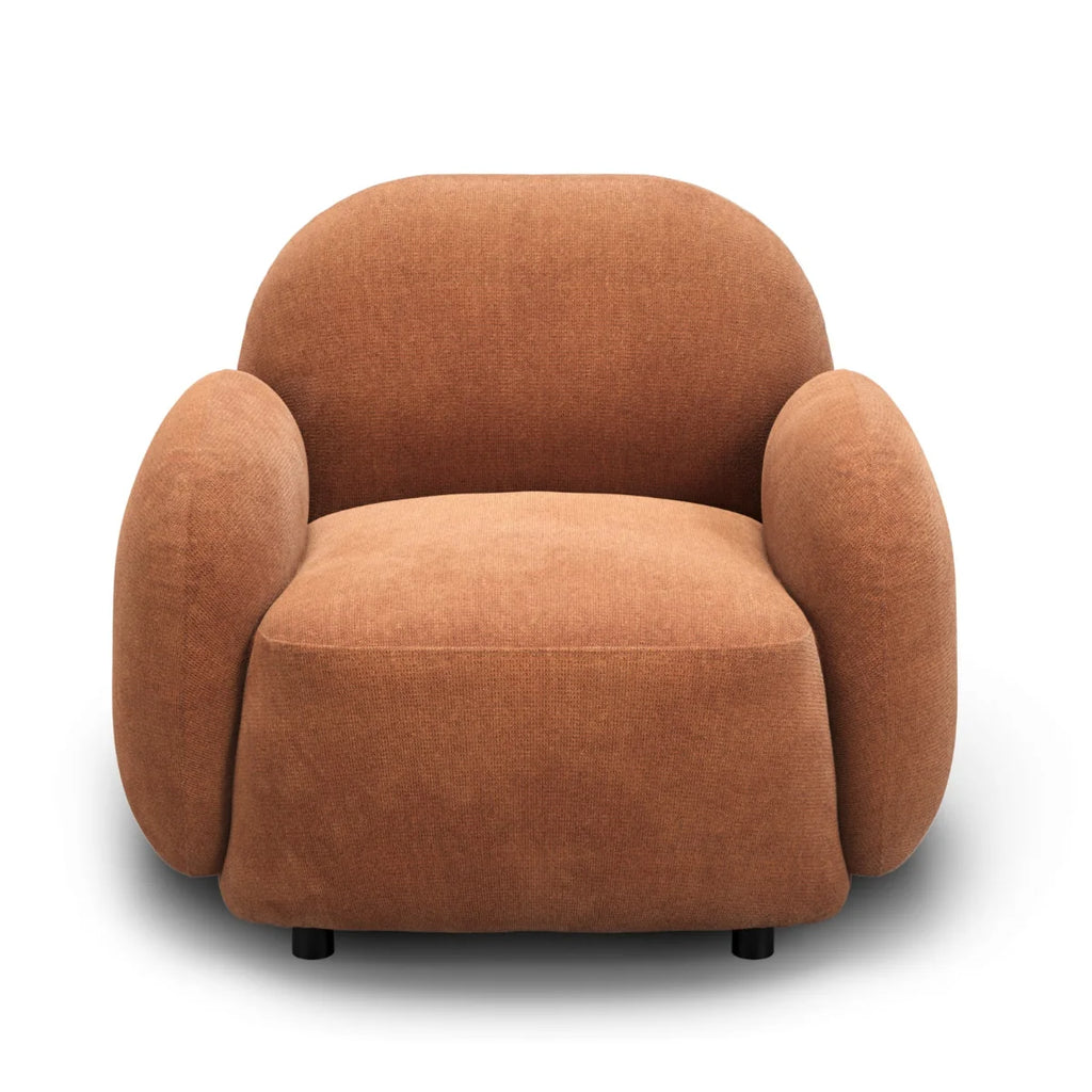Oti Hagu Armchair In Rust