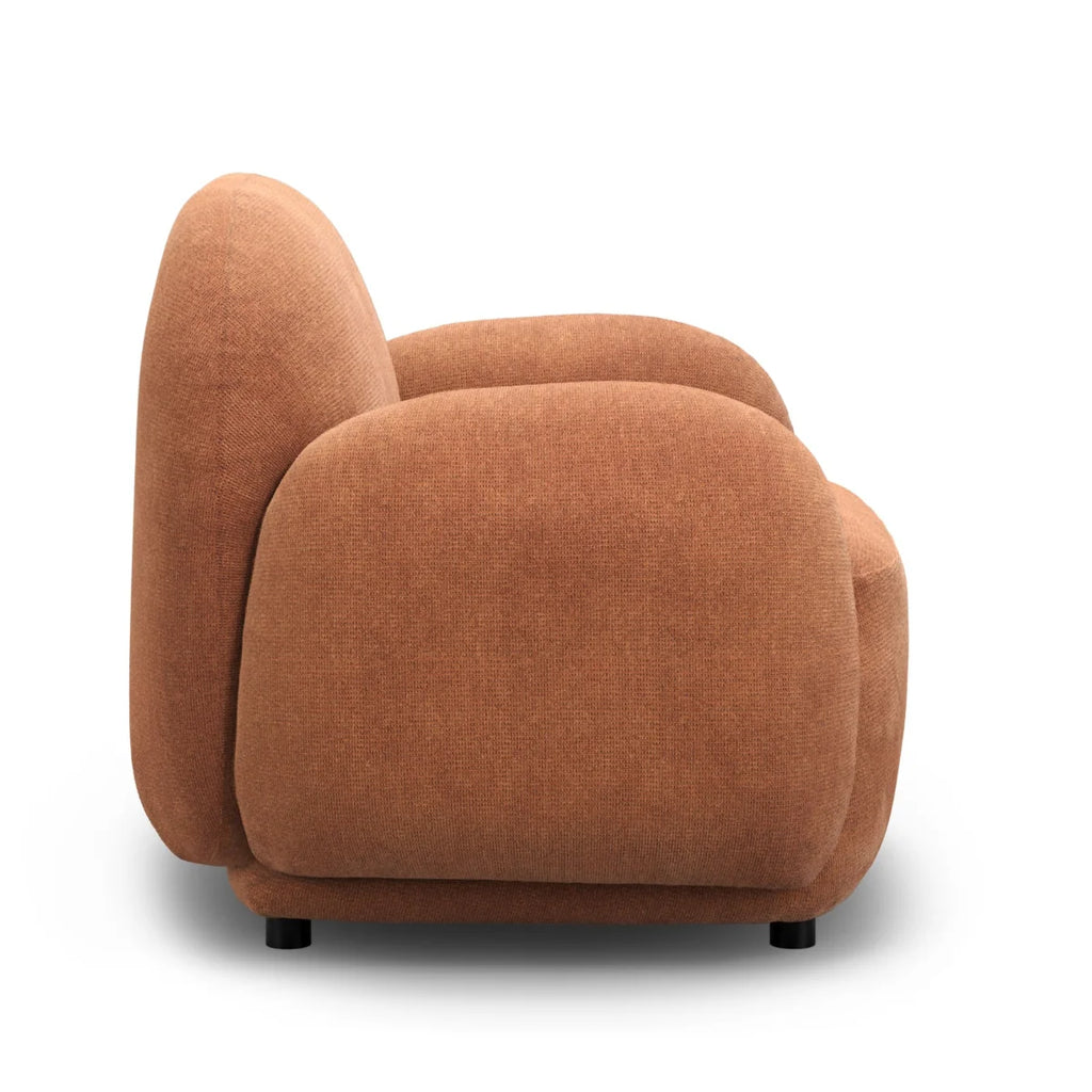 Oti Hagu Armchair In Rust