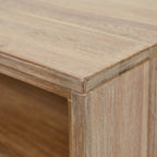 Pacific Lifestyle Marca Sand Wash Acacia Wood 1 Drawer 1 Shelf Unit