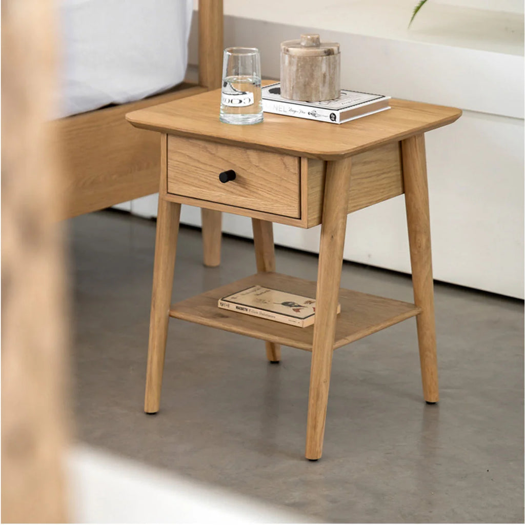 Gallery Direct Hatfield 1 Drawer Bedside Table