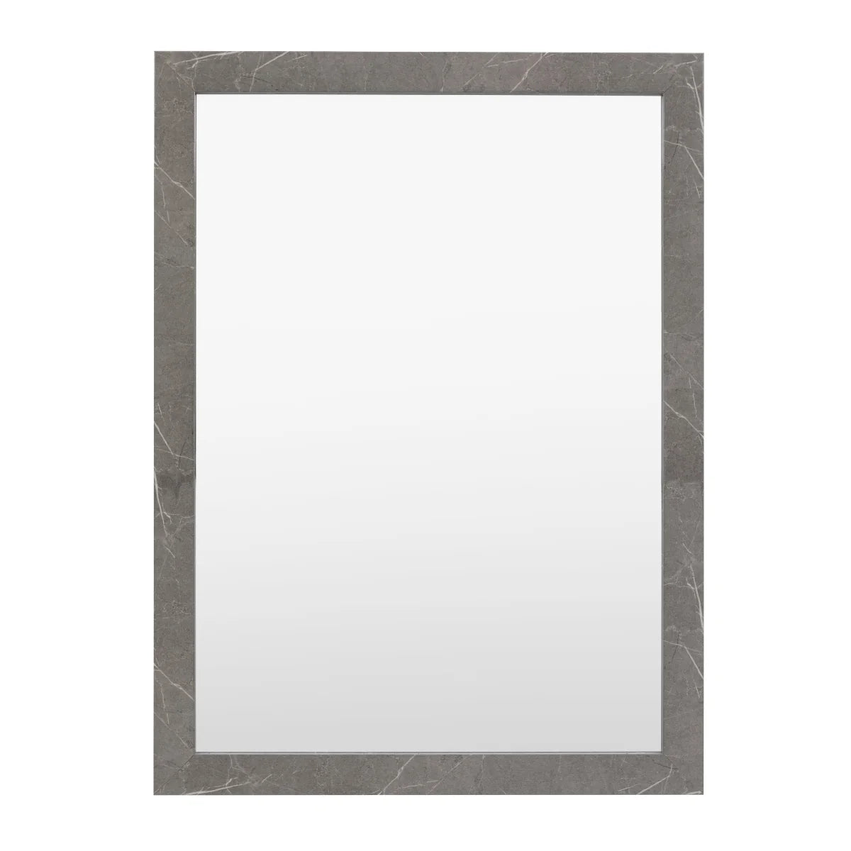 Gallery Direct Romano Rectangle Mirror Marbled Grey