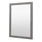 Gallery Direct Romano Rectangle Mirror Marbled Grey