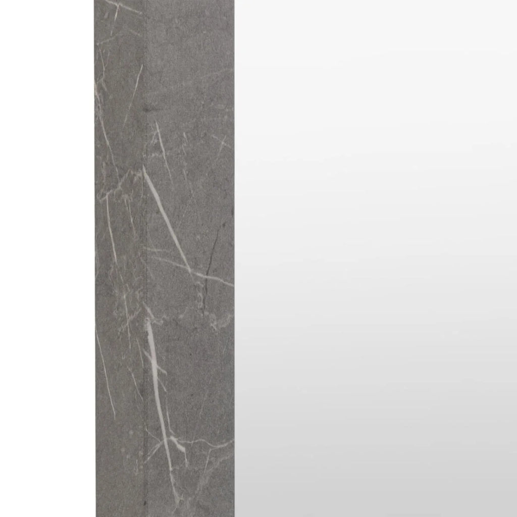 Gallery Direct Romano Rectangle Mirror Marbled Grey