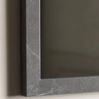 Gallery Direct Romano Rectangle Mirror Marbled Grey
