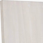 Pacific Lifestyle White and Gold Abstract Frameless Canvas