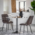 Gallery Direct Fielding White Marble Effect Dining Table