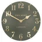 Thomas Kent 50cm Arabic Large Wall Clock Lichen Green