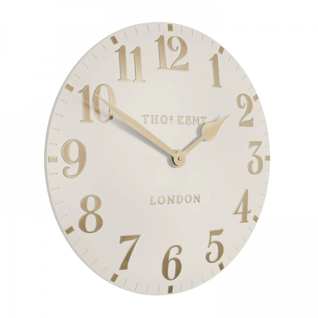 Thomas Kent Arabic 50cm Large Wall Clock Oatmeal