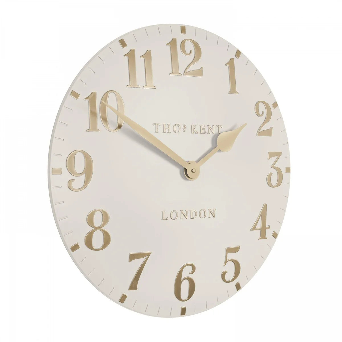 Thomas Kent Arabic 50cm Large Wall Clock Oatmeal
