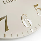 Thomas Kent Arabic 50cm Large Wall Clock Oatmeal