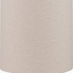 Pacific Lifestyle Mirissa White Slubby Handloom Fabric Floor Lamp