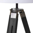 Beaumonde Home Glamis Tripod Floor Lamp With Black Base