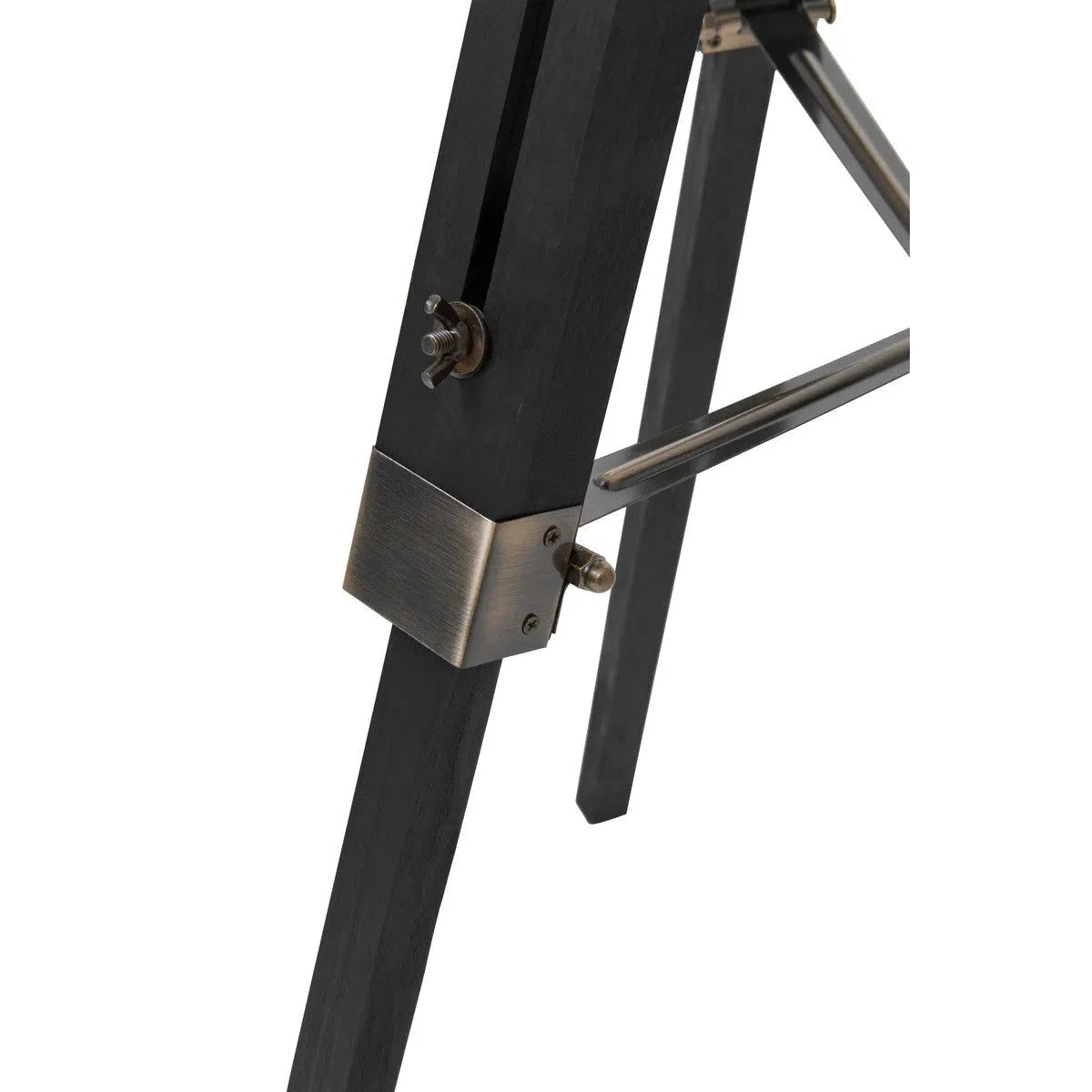 Beaumonde Home Glamis Tripod Floor Lamp With Black Base