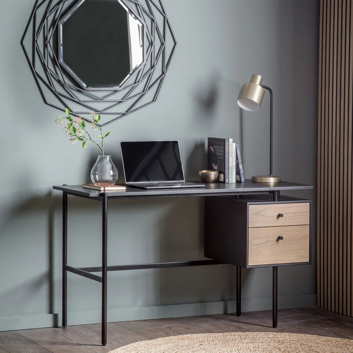 Gallery Direct Carbury 2 Drawer Desk