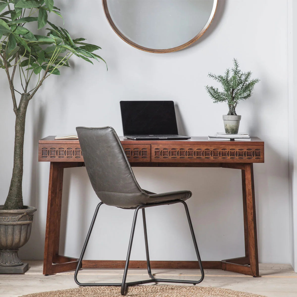 Gallery Direct Boho Retreat 2 Drawer Desk