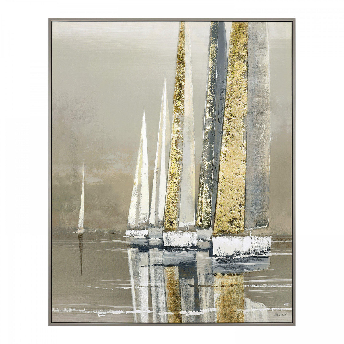 Golden Sails By Art Marketing Framed Prints