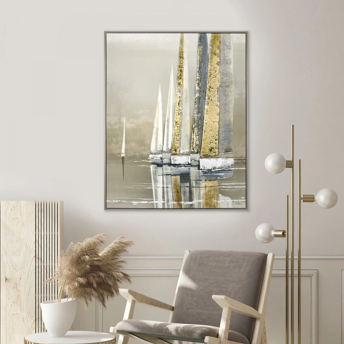 Golden Sails By Art Marketing Framed Prints