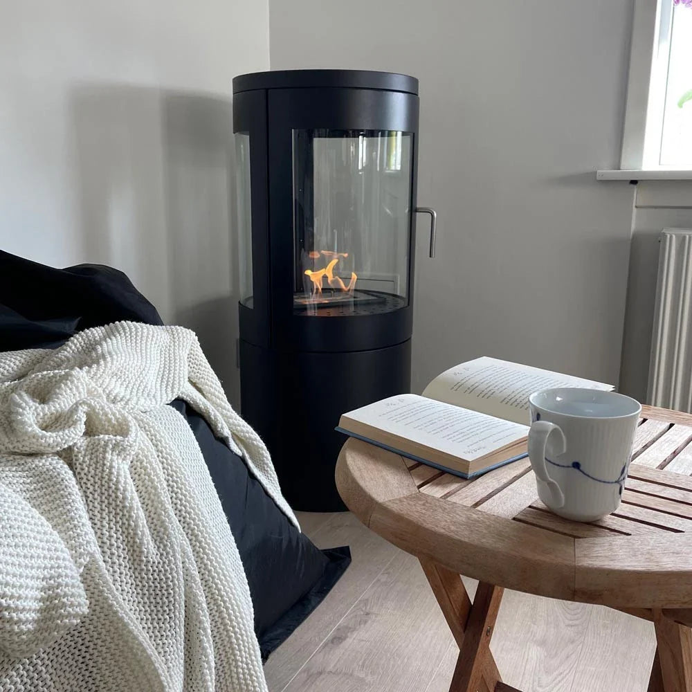 ScandiFlames Columbus Bioethanol Stove with 360 Degree View