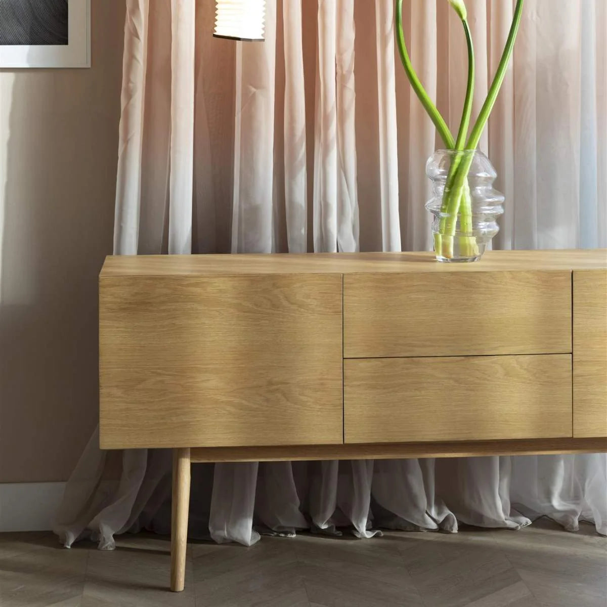Zuiver Oak Cabinet High On Wood