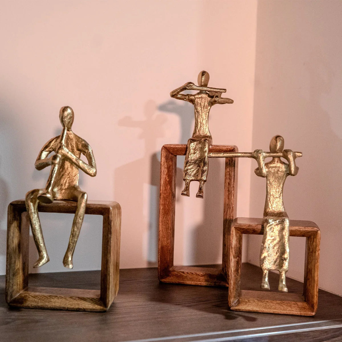 Mindy Brownes Abstract Brass Musician Sculptures