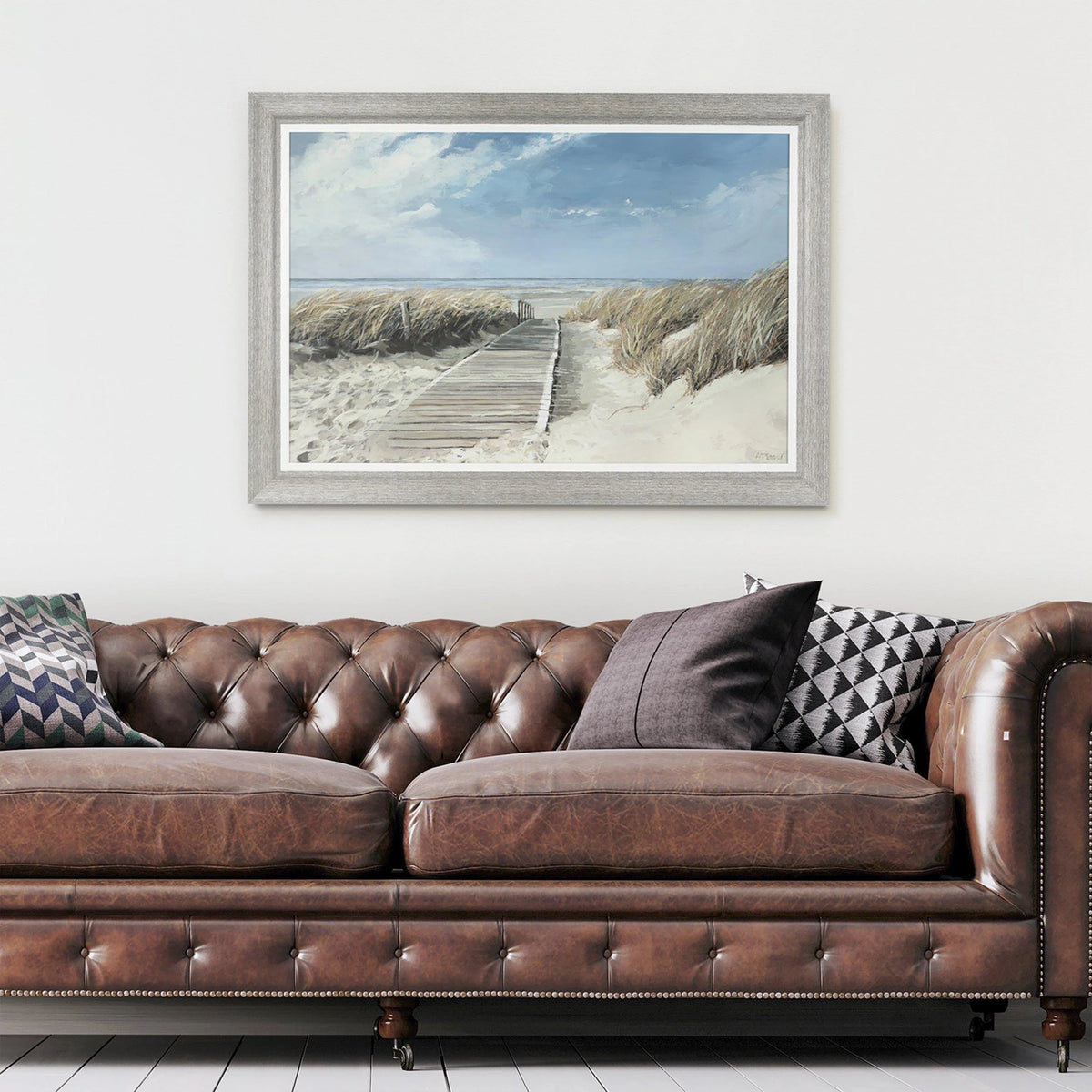 View To Sea By Art Marketing Framed Print