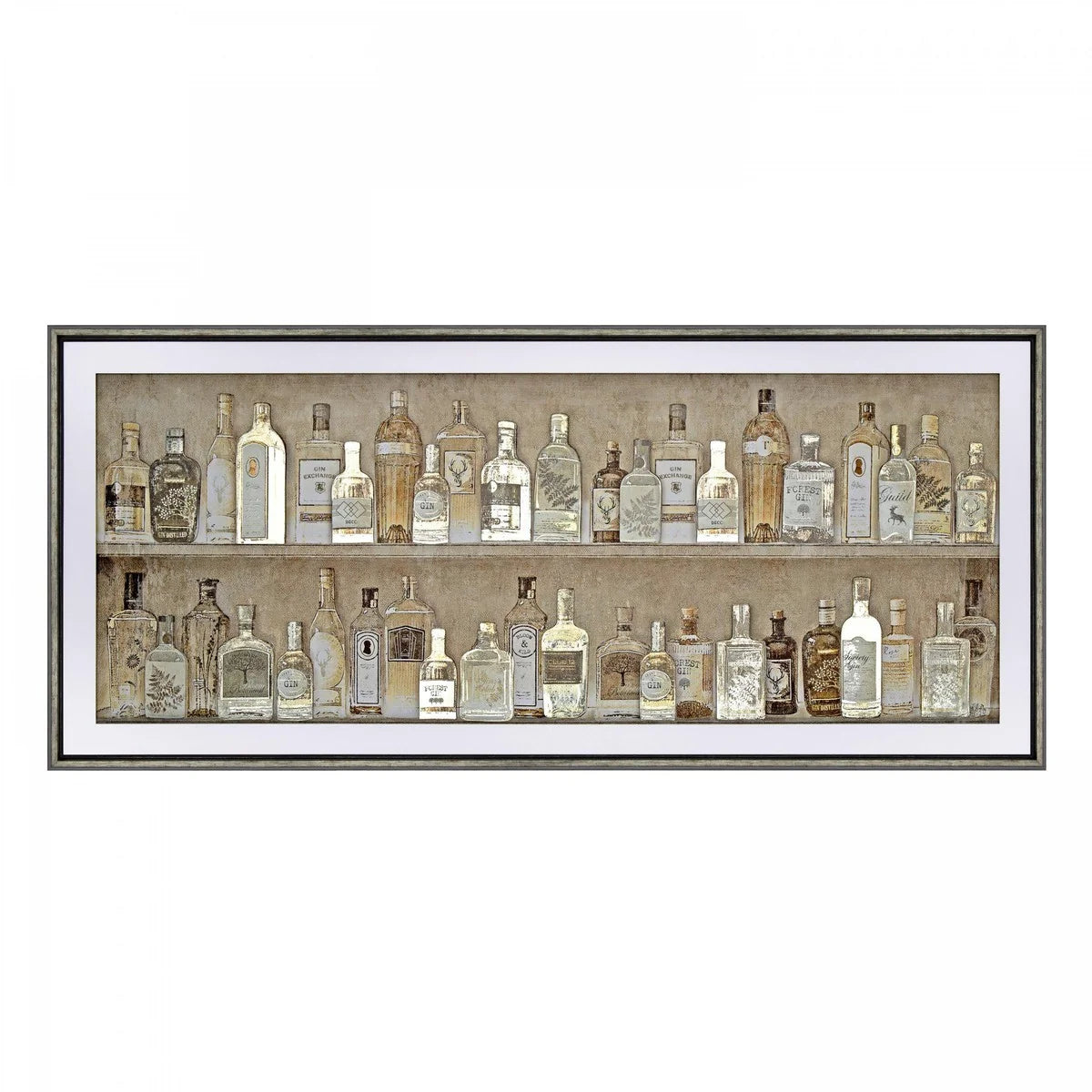 Gin Collection By Art Marketing Framed Print