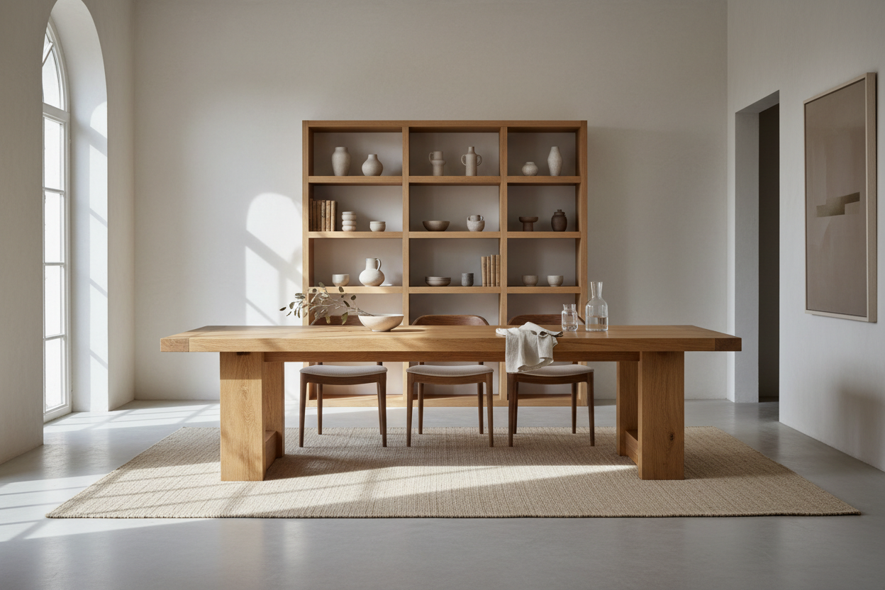 Artisan Oak Dining Table